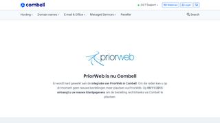 
                            6. Priorweb is now Combell