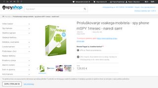 
                            3. Prisluškovanje vsakega mobitela - spy phone mSPY 1mesec - naredi ...