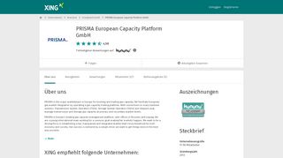 
                            10. PRISMA European Capacity Platform GmbH als Arbeitgeber | XING ...