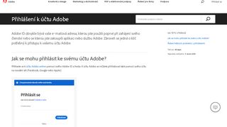 
                            5. Přístup k účtu Adobe ID - Adobe Help Center