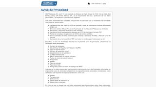 
                            4. Privacidad - Humanet HR Servicios Web