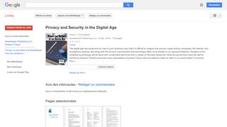 
                            4. Privacy and Security in the Digital Age