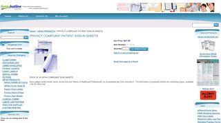 
                            11. PRIVACY COMPLIANT PATIENT SIGN-IN SHEETS - Forms Hotline