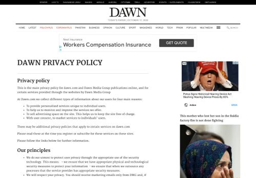 
                            6. Privacy - DAWN.COM - DAWN.COM