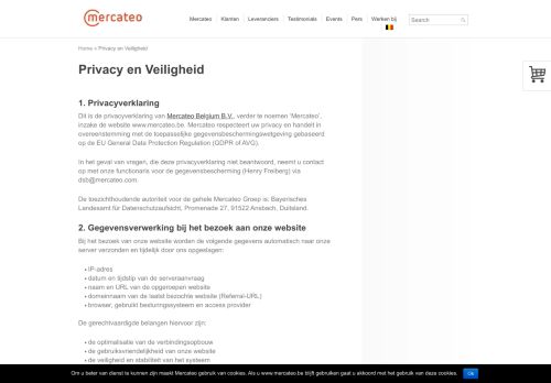 
                            13. Privacy en Veiligheid - Mercateo