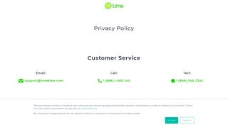 
                            12. Privacy - Lime