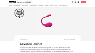 
                            12. *privacy not included - Lovense Lush 2 - Mozilla Foundation