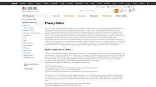
                            8. Privacy Notice - www.Miniinthebox.com