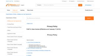 
                            12. Privacy Policy - Alibaba.com Rules Center