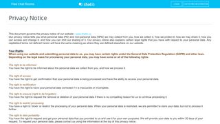
                            8. Privacy Policy - Chatib