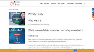 
                            12. Privacy Policy – Info Bay