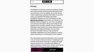 
                            9. Privacy Policy - SexType.Me | Sexual Personality Test