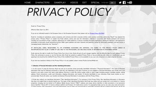 
                            9. PRIVACY POLICY｜Bleach: Brave Souls Official｜KLabGames