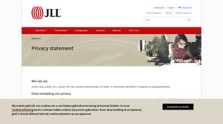 
                            3. Privacy Statement | JLL Netherlands