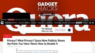 
                            11. Privacy? What Privacy? Quora Now Publicly Shows the Posts You ...
