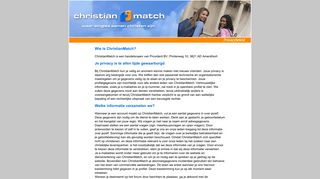 
                            5. Privacybeleid - ChristianMatch