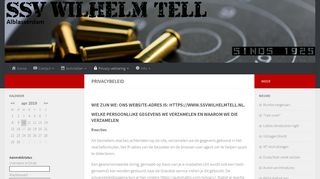 
                            9. Privacybeleid – SSV Wilhelm Tell