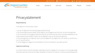 
                            10. Privacystatement | inc. Gezond werken