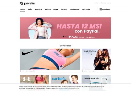 
                            3. PRIVALIA - El outlet online de moda Nº1 en México. Encuentra las ...