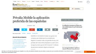 
                            8. Privalia Mobile la aplicación preferida de las españolas - EcoDiario.es