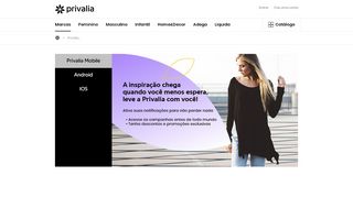 
                            5. PRIVALIA MOBILE - O outlet online de moda Nº1 no Brasil - Faça suas ...