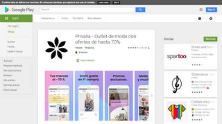 
                            3. Privalia - Online Shopping & Outlet -70% – Apps no Google Play