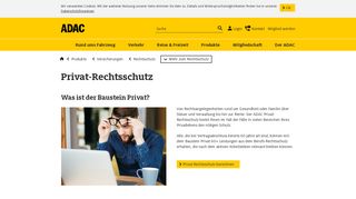 
                            8. Privat-Rechtsschutz - ADAC