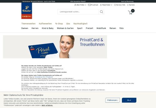 
                            4. PrivatCard Anmeldung - Eduscho