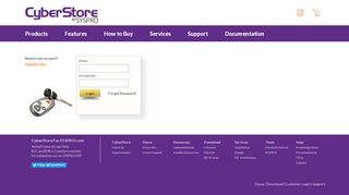 
                            6. Private Area Access | CyberStore for SYSPRO | User Login