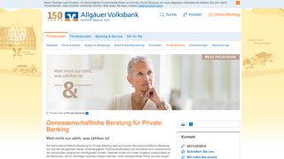 
                            4. Private Banking - Allgaeuer Volksbank eG