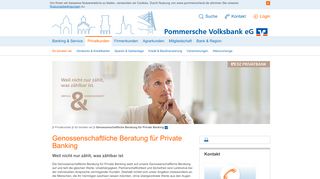 
                            9. Private Banking - Pommersche Volksbank eG