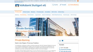 
                            2. Private Banking | Volksbank Stuttgart eG