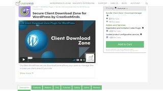 
                            10. Private Client Secured Download Zone Plugin For WordPress