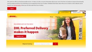 
                            2. Private Customers - DHL