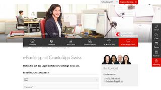 
                            10. PRIVATE - e-Banking mit CrontoSign Swiss - Appenzeller Kantonalbank