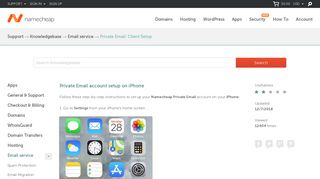 
                            12. Private Email account setup on iPhone - Email service - Namecheap ...