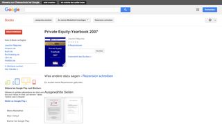 
                            7. Private Equity-Yearbook 2007 - Google Books-Ergebnisseite