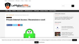 
                            7. Private Internet Access | Recensione e costi di una VPN no logs