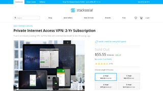 
                            8. Private Internet Access VPN: 2-Yr Subscription | StackSocial