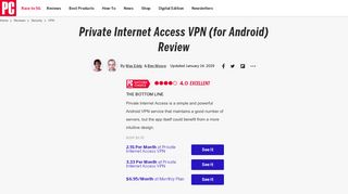 
                            9. Private Internet Access VPN (for Android) Review & Rating | PCMag.com