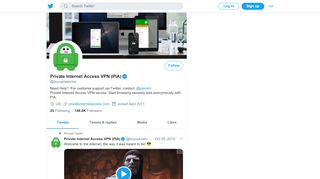 
                            10. Private Internet Access VPN (PIA) (@buyvpnservice) | Twitter