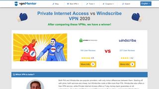 
                            7. Private Internet Access vs Windscribe VPN - vpnMentor