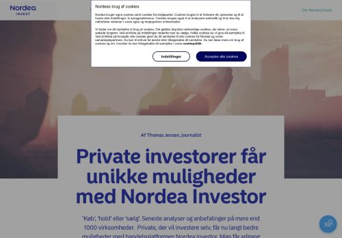 
                            10. Private investorer får unikke muligheder med Nordea Investor