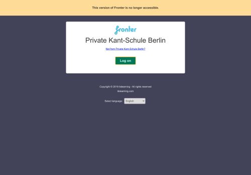 
                            13. Private Kant-Schule Berlin - Fronter