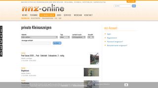 
                            6. private Kleinanzeigen - nnz-online