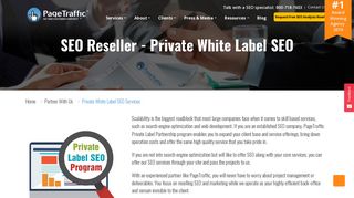 
                            2. Private Label SEO - SEO Reseller Program India - White ... - PageTraffic