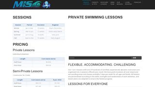 
                            4. Private Lessons - Montreal Institute of Swimming