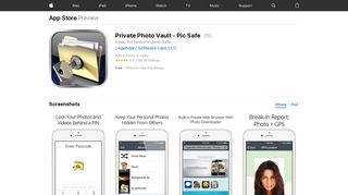 
                            10. Private Photo Vault - Pic Safe on the App Store - iTunes - Apple