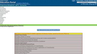 
                            13. Private School Registration - MP Education Portal