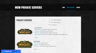 
                            12. Private Servers - WoW Private Servers